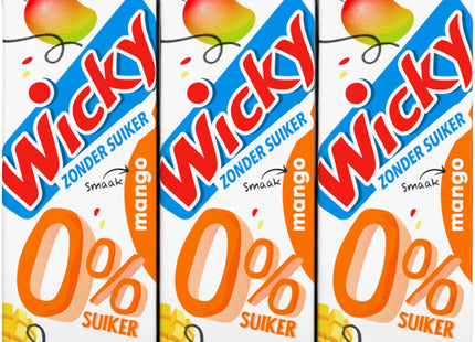 Wicky Mango 0% suiker 6-pack