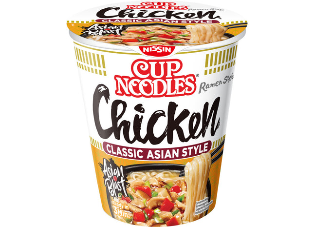 Nissin Cup Nudeln leckeres Hähnchen