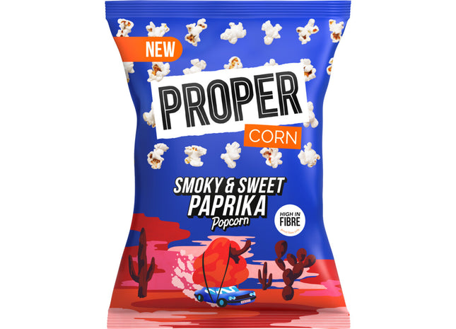 Proper Smokey & sweet paprika popcorn