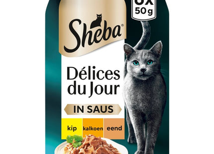 Sheba Délices du Jour in Hähnchen- und Putensauce