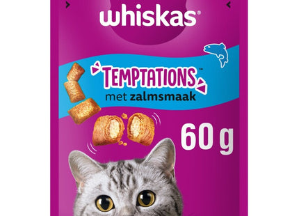 Whiskas Temptations zalm kattensnacks