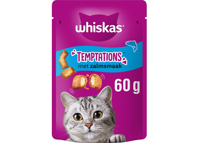 Whiskas Temptations Lachs-Katzensnacks