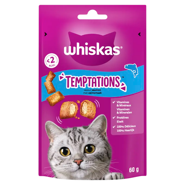 Whiskas Temptations Lachs Katzensnacks