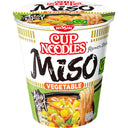 Nissin Becher-Nudeln Gemüse-Miso Japanischer Art