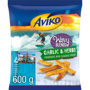 Aviko Wavy blends garlic & herbs