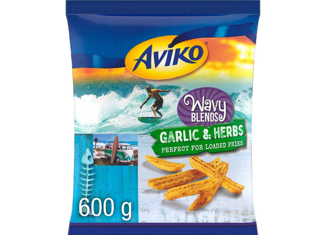 Aviko Wavy blends garlic & herbs