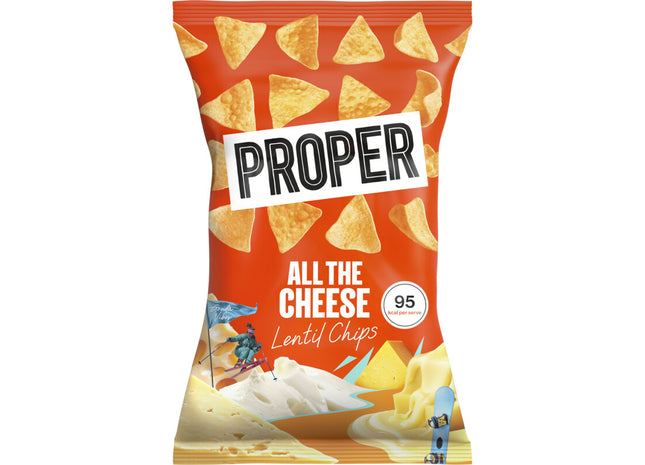 Proper All the cheese lentil chips