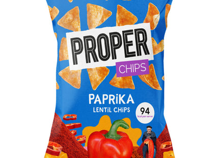 Proper Paprika lentil chips