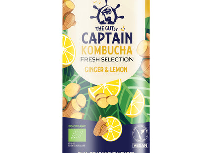 The Gutsy Captain Kombucha ginger & lemon
