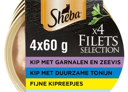 Sheba Filets selection in saus kip en vis