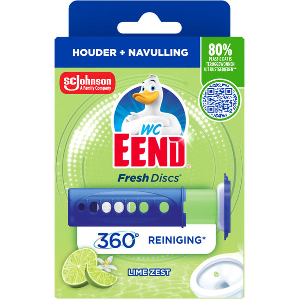 WC-Ente Frische Scheiben Limettenzeste Halter