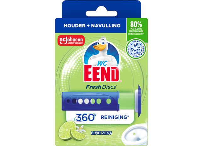 WC-Eend Fresh discs lime zest houder