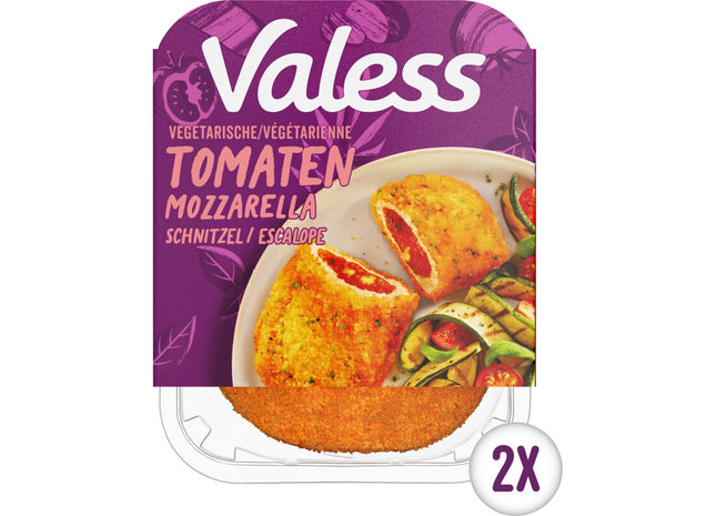 Valess Vegetarische tomaat mozzarella schnitzel