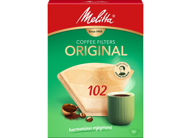 Melitta Filterzakjes original 102 bruin