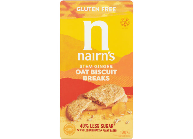 Nairn's Biscuit breaks oats ginger glutenvrij