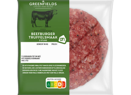 Greenfields Beefburger truffelsmaak 2 stuks
