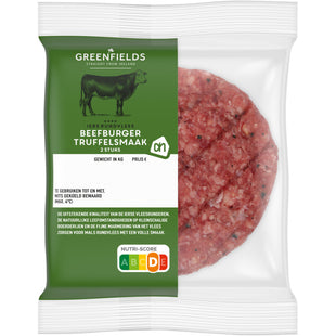 Greenfields Beefburger truffelsmaak 2 stuks