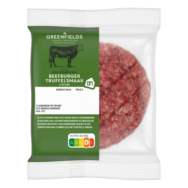 Greenfields Beefburger truffle flavor 2 pieces