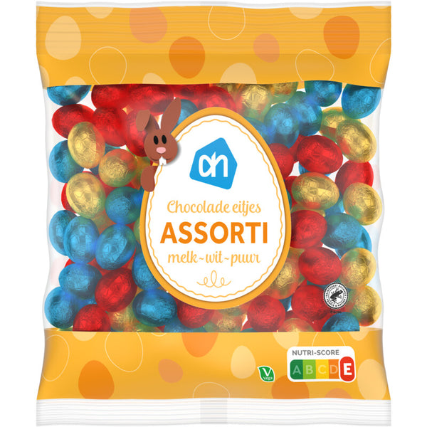 Chocolade eitjes assorti melk-wit-puur