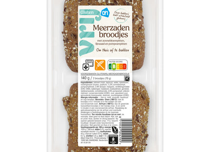 Glutenvrij Meerzaden broodjes