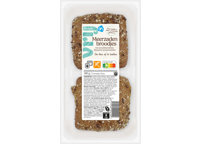 Glutenvrij Meerzaden broodjes