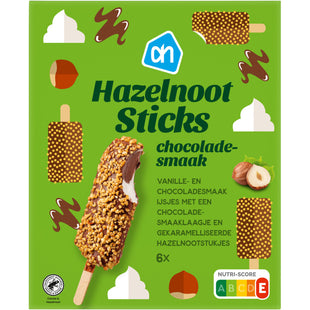 Hazelnoot sticks chocoladesmaak