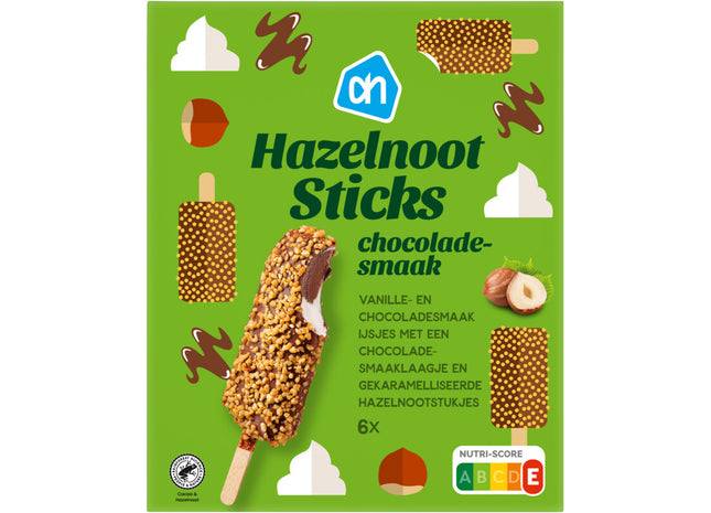 Hazelnoot sticks chocoladesmaak