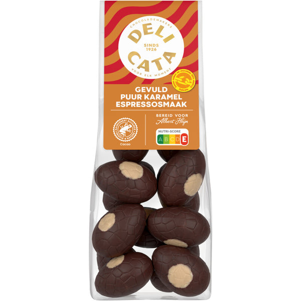 Delicata Paaseitjes gevuld puur karamel espresso