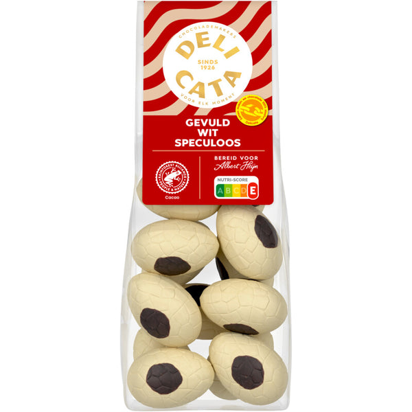 Delicata Paaseitjes gevuld wit speculoos