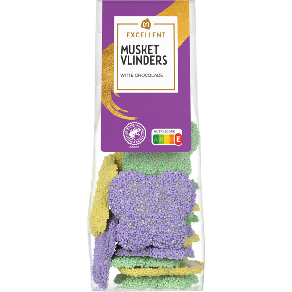 Excellent Musket vlinders witte chocolade