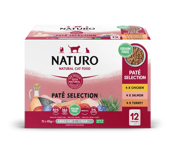 Naturo Paté Selection Chicken, Salmon, Turkey