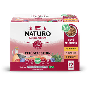 Naturo Pate selection chicken, salmon, turkey