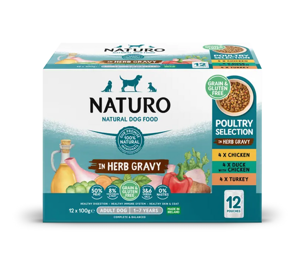 Naturo Geflügelauswahl Huhn, Ente, Pute