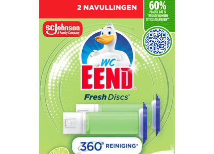 Toiletten-Duck-Fresh-Scheiben, Limettenschale, Nachfüllung