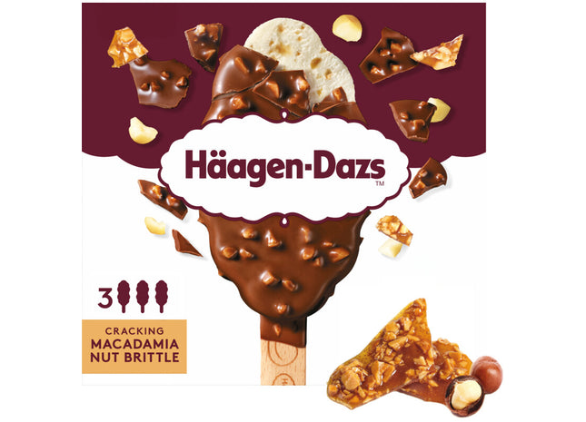 Häagen-Dazs Cracking macadamia nut brittle