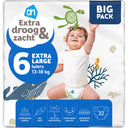 Extra dry and soft diapers size 6