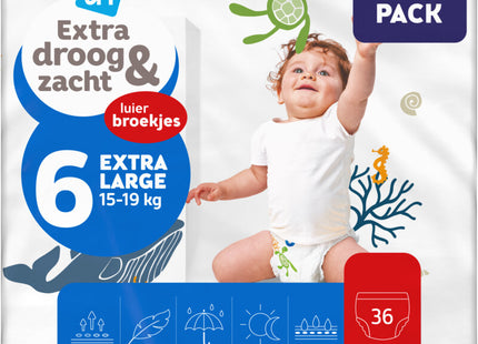 Extra droog en zacht pants maat 6