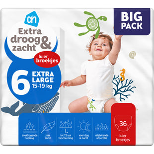 Extra droog en zacht pants maat 6