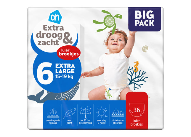 Extra droog en zacht pants maat 6