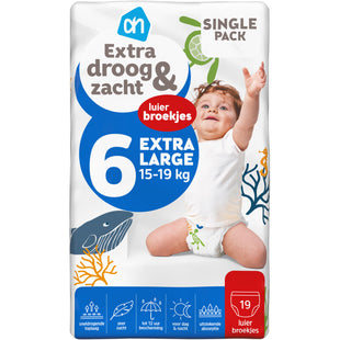 Extra droog en zacht pants maat 6