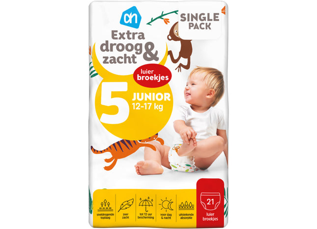 Extra droog en zacht pants maat 5