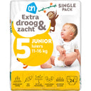 Extra dry and soft diapers size 5