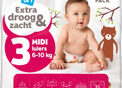 Extra droog en zacht luiers maat 3