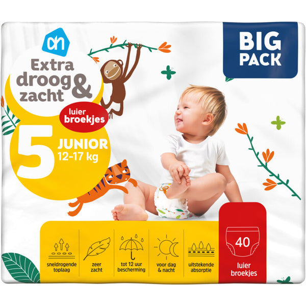 Extra Dry and Soft Pants Size 5