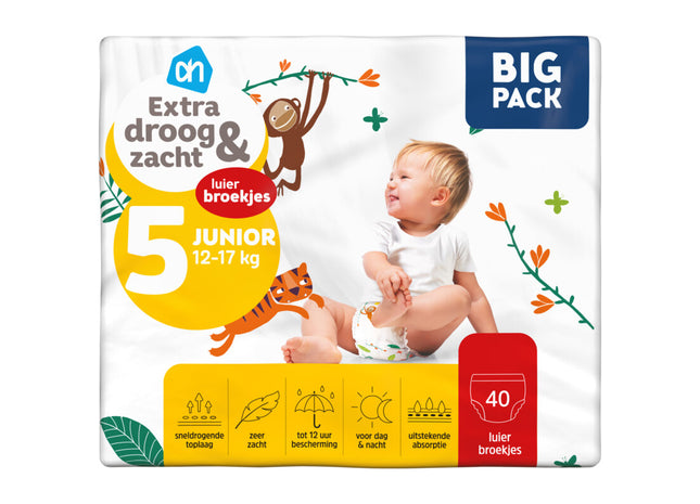 Extra droog en zacht pants maat 5