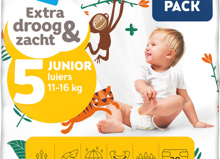 Extra droog en zacht luiers maat 5