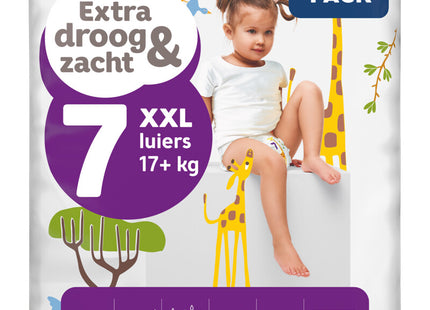 Extra droog en zacht luiers maat 7