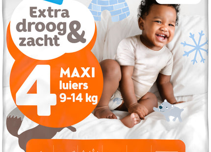 Extra droog en zacht luiers maat 4
