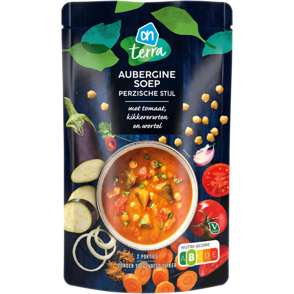Perzische aubergine soep