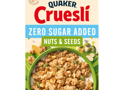 Quaker Cruesli zero sugar added nuts & seeds